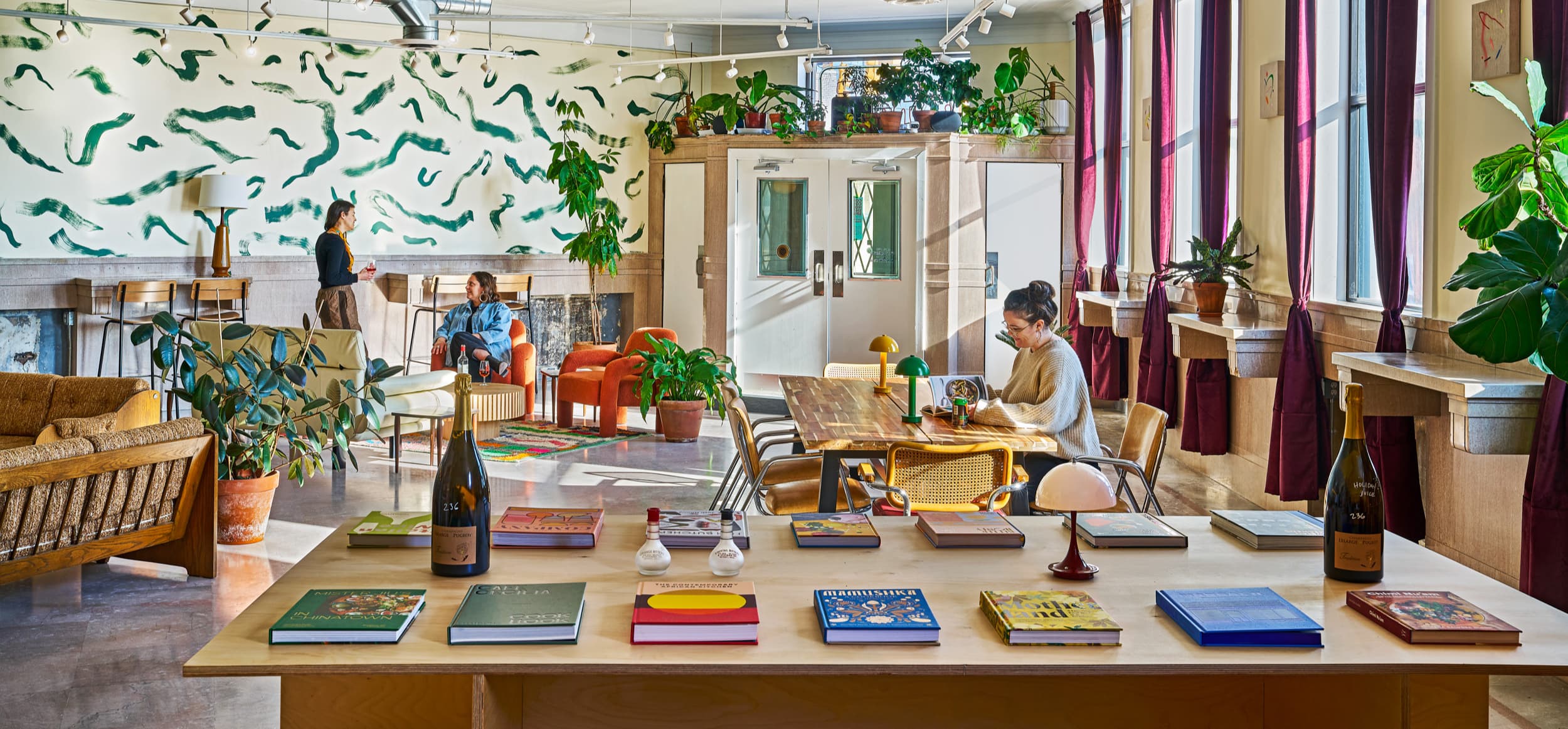 Interior of Vesper Books and Wine
